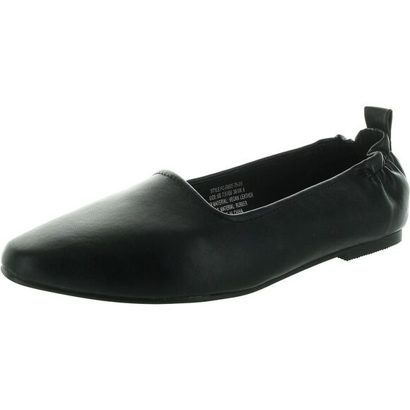 French Connection Womens FCEMEE75DS Black Comfort Insole Flat Shoes New - Picture 1 of 2